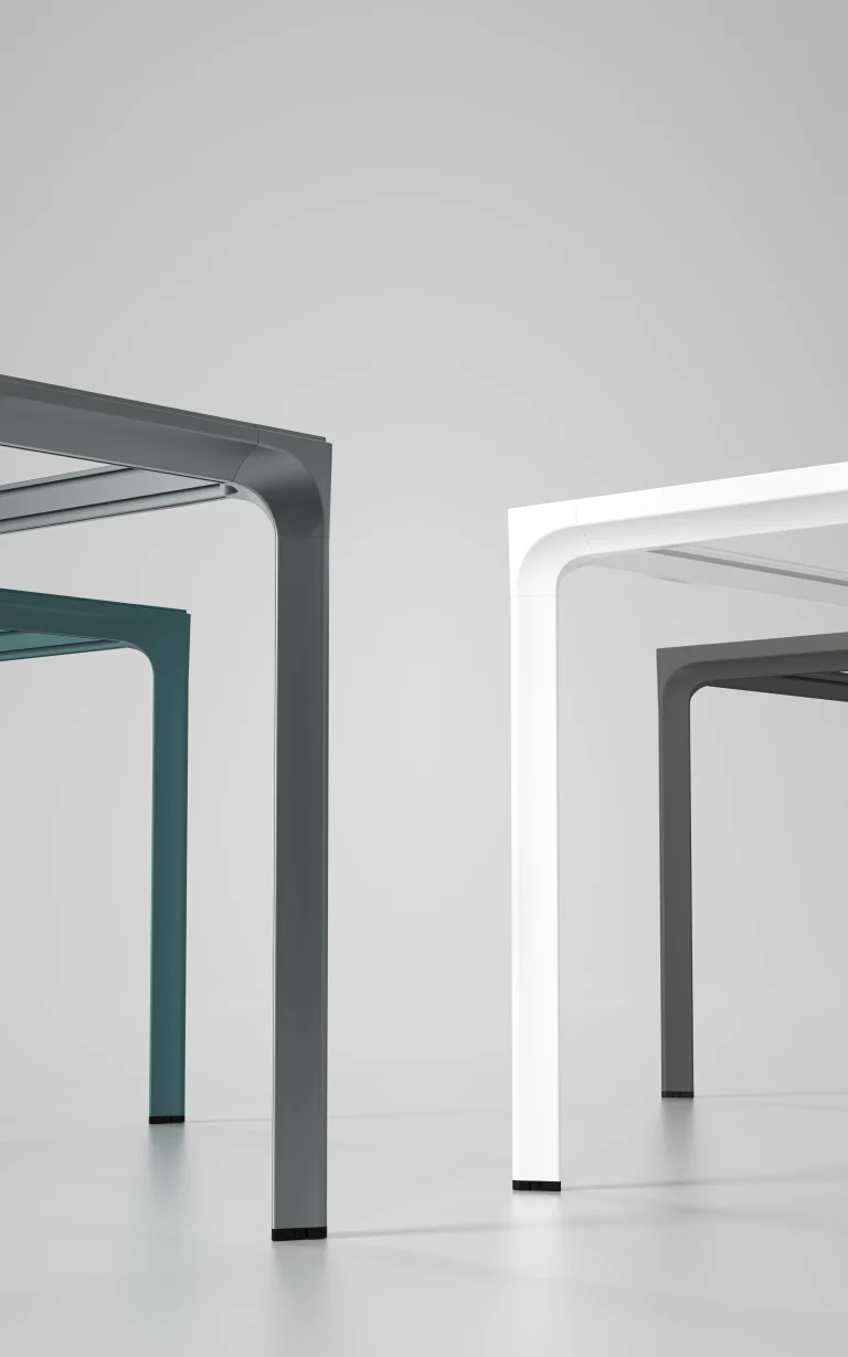 NB2 series office desk frame in four colors