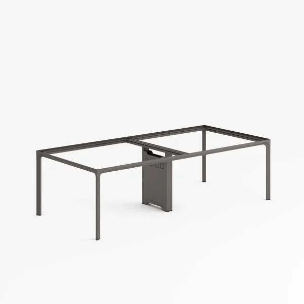 NB1四人位带上线脚框架2.8 NB1 series office desk base