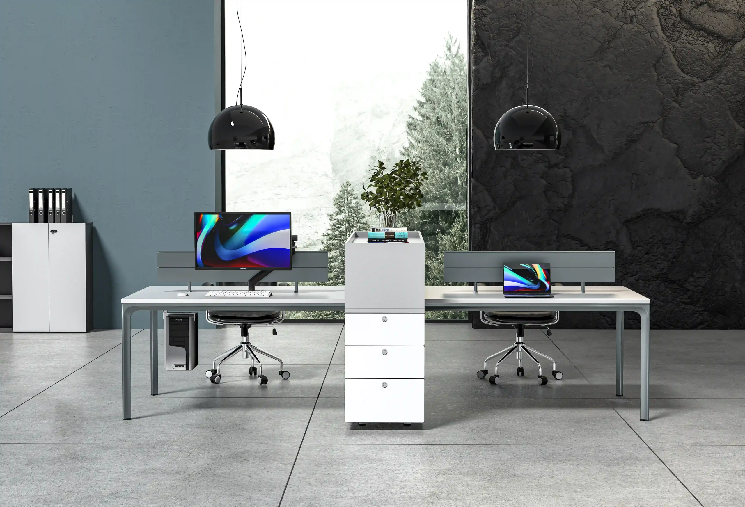 NB2高柜 NB1 series office desk base