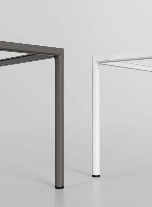 OC series office desk frame in two colors