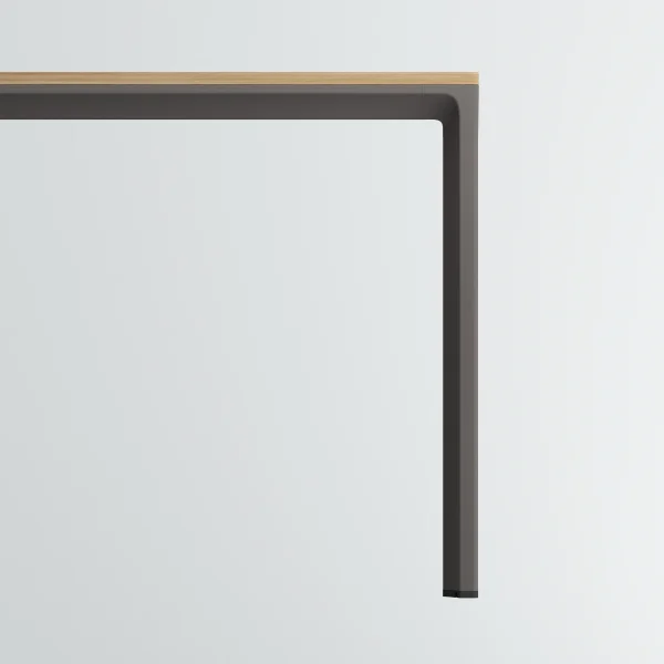 Detail of ZB series of desk stand legs