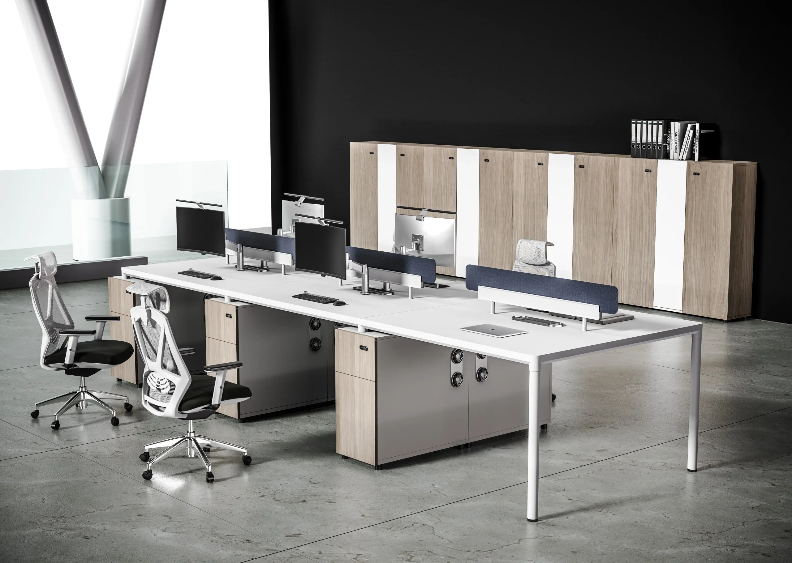 OB series office desk base - 图片 2